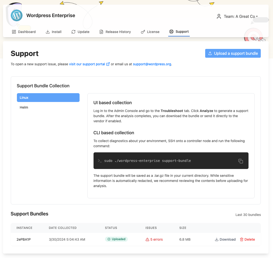 enterprise portal support